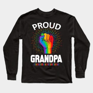Proud Grandpa Gay Lgbt Long Sleeve T-Shirt